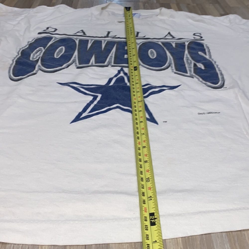 NFL Dallas Cowboy vintage t shirt single stitched vintage tin bucket man cave - Picture 14 of 16